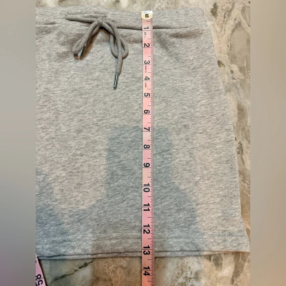 Dazy Gray Mini Skirt XL kids Drawstring Casual Lounge Stretch
